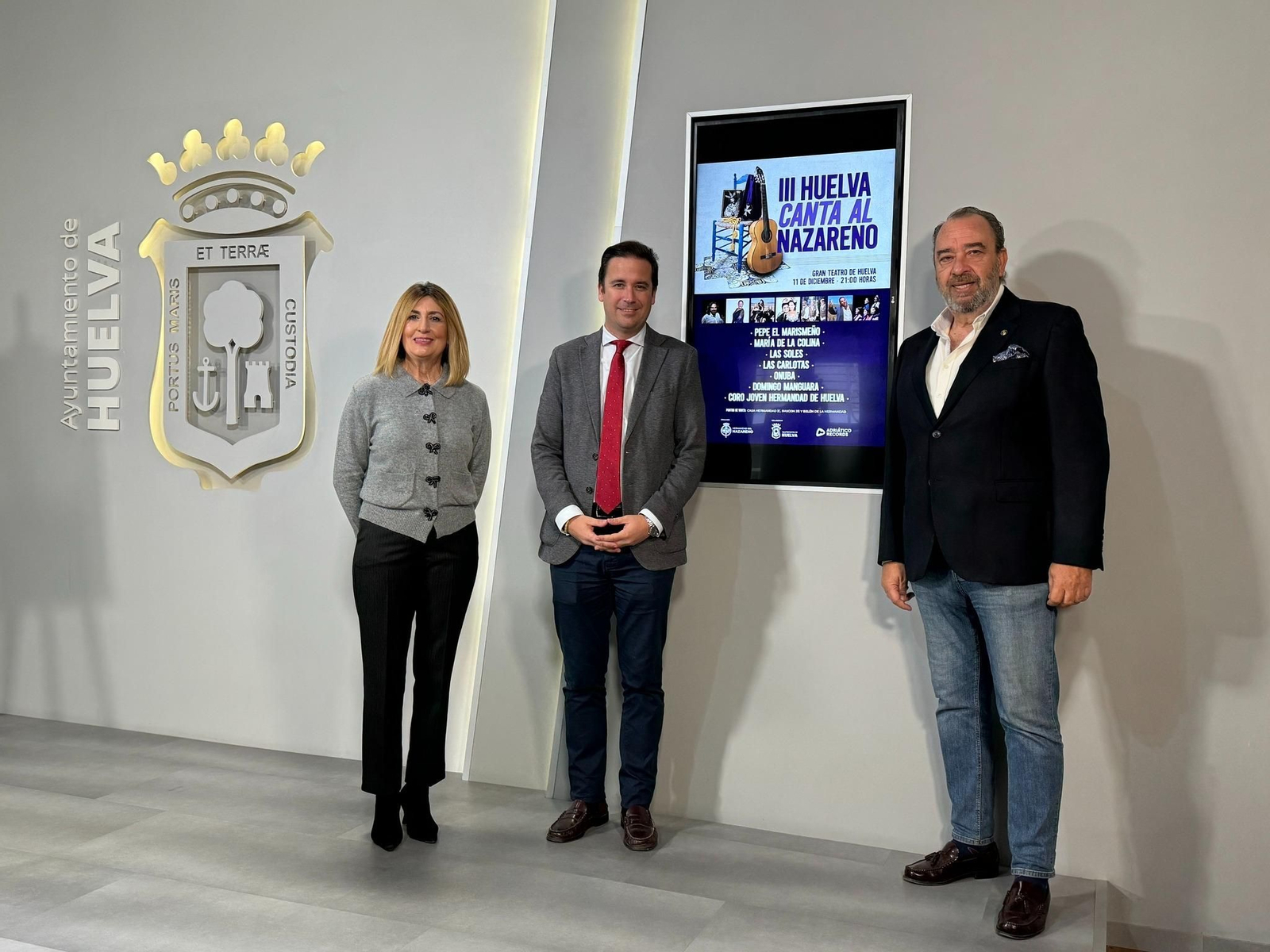 Presentación de la gala benéfica ‘Huelva canta al Nazareno’