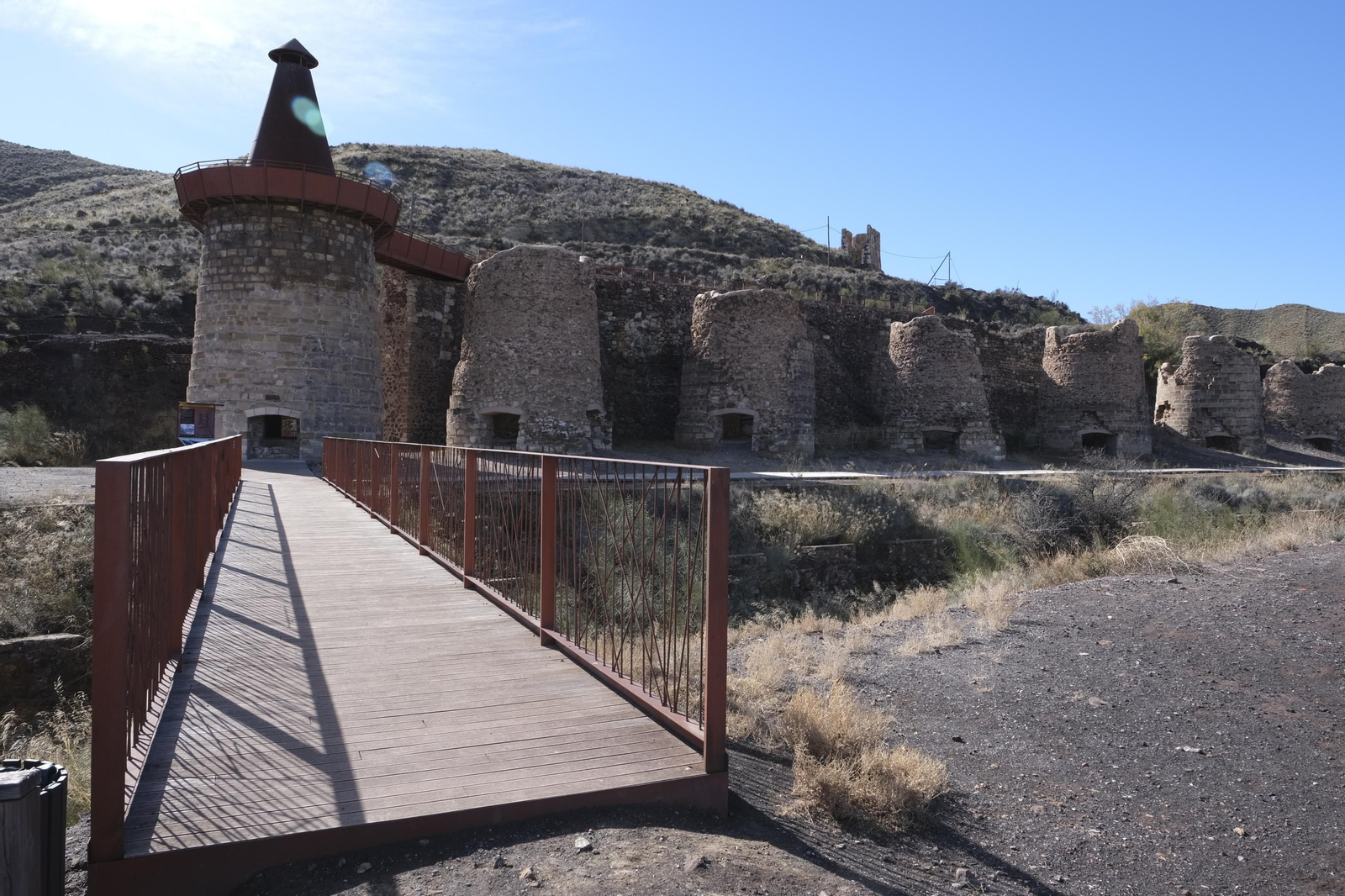 Fotogalería hornos de calcinación en Lucainena de las Torres.  Almería