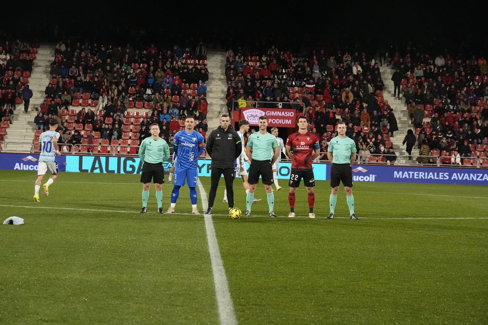 El Mirandés-Málaga CF, en fotos