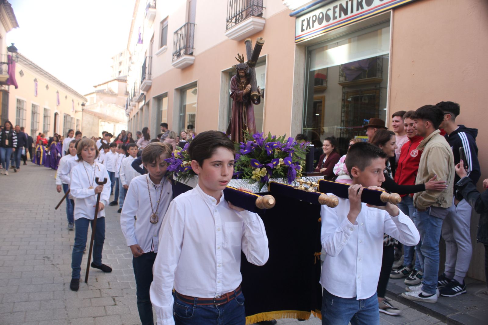 La primera procesión infantil de Vélez-Rubio, en imágenes
