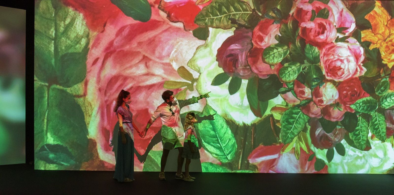 La exposición inmersiva 'Impresionistas', en Málaga.