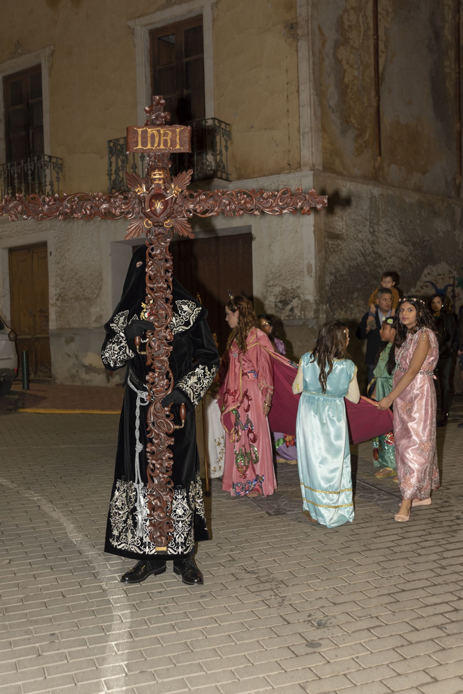 Imágenes de la procesión del Jueves Santo en Cuevas