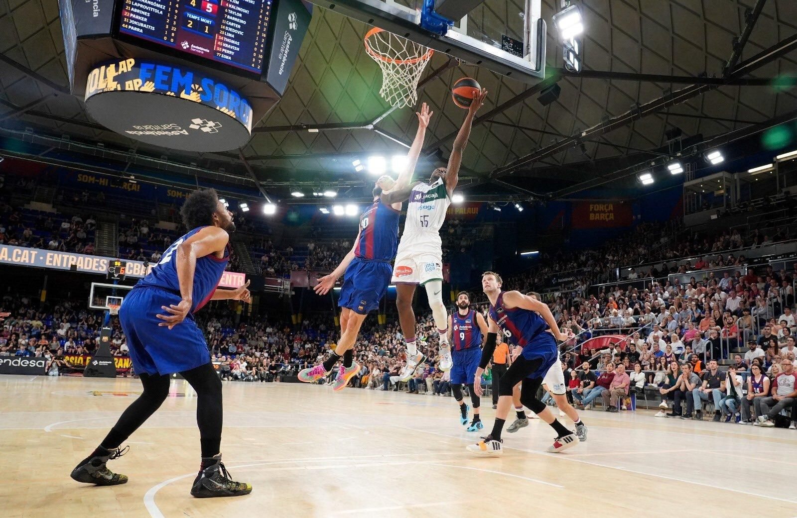 El Barcelona-Unicaja, en fotos