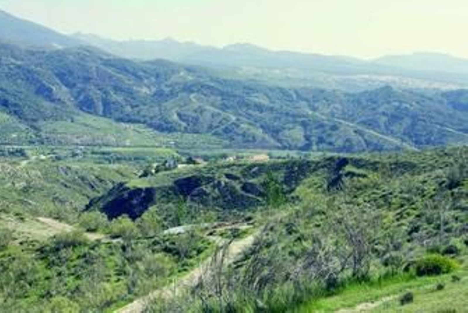 Vista general de la zona que atravesará la futura infraestructuras, un proyecto que podría formar parte del programa del Milenio.