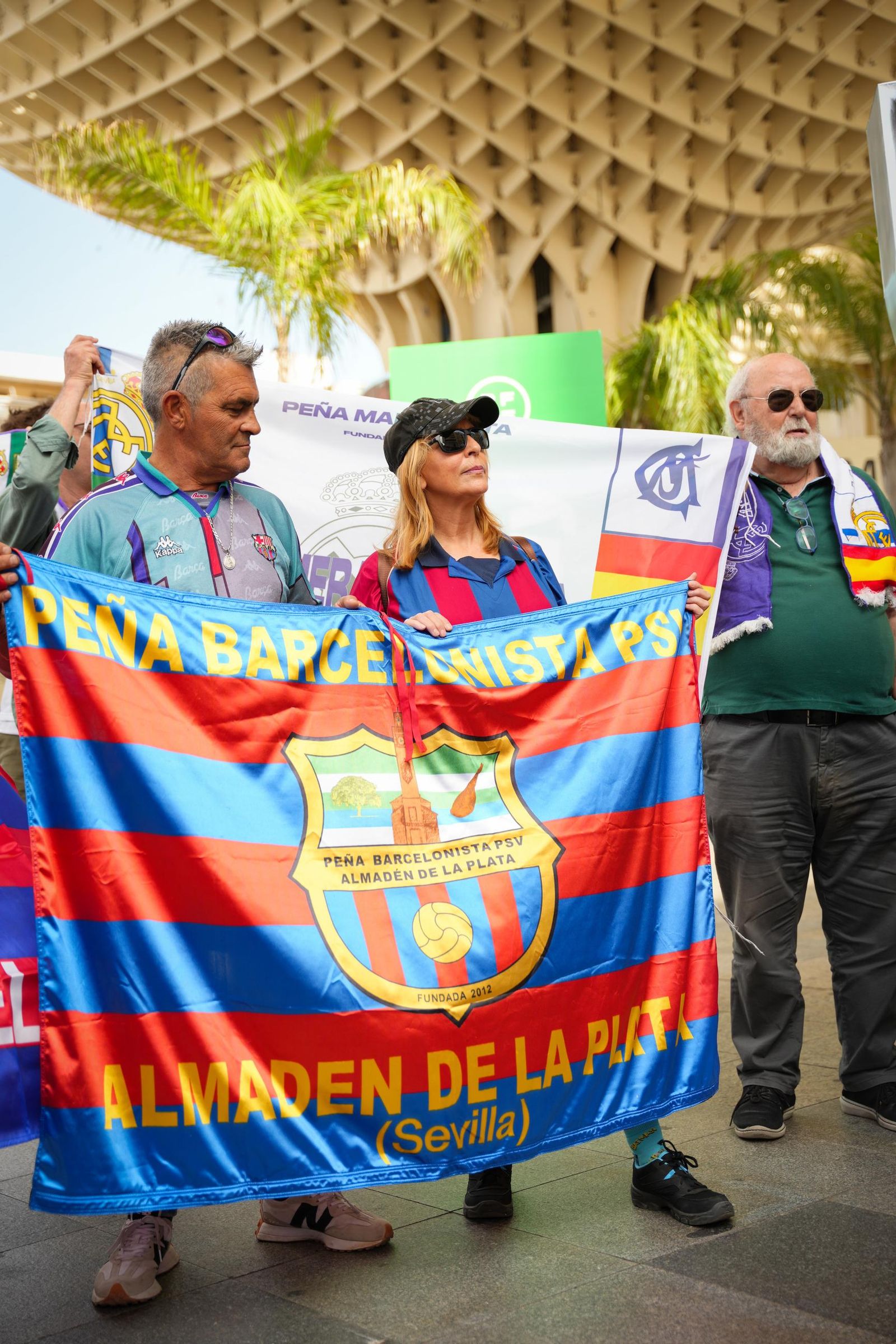 La fotos del día antes de la final de Copa Barcelona - Real Madrid