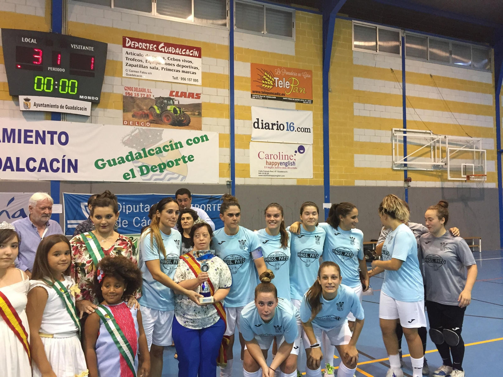 El Guadalcacín FSF, campeón del VII Trofeo de Feria.