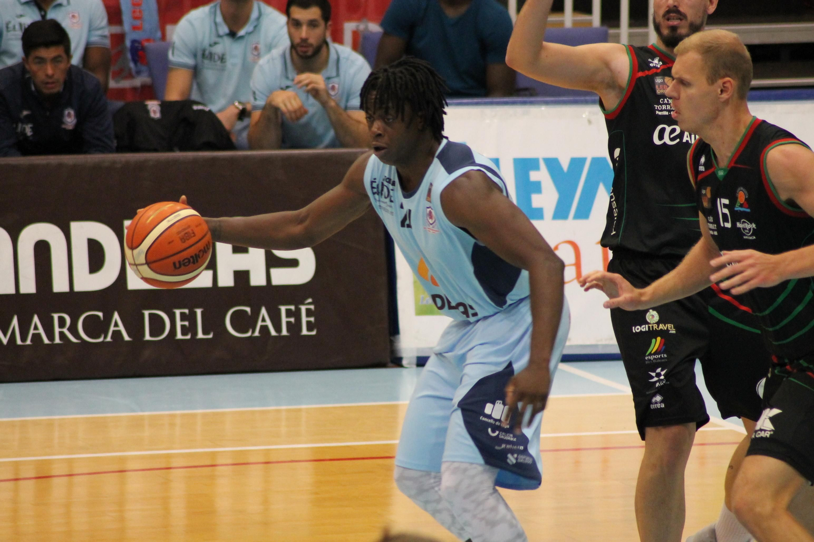 Bropleh, en un partido con el Breogán en la 2016-17