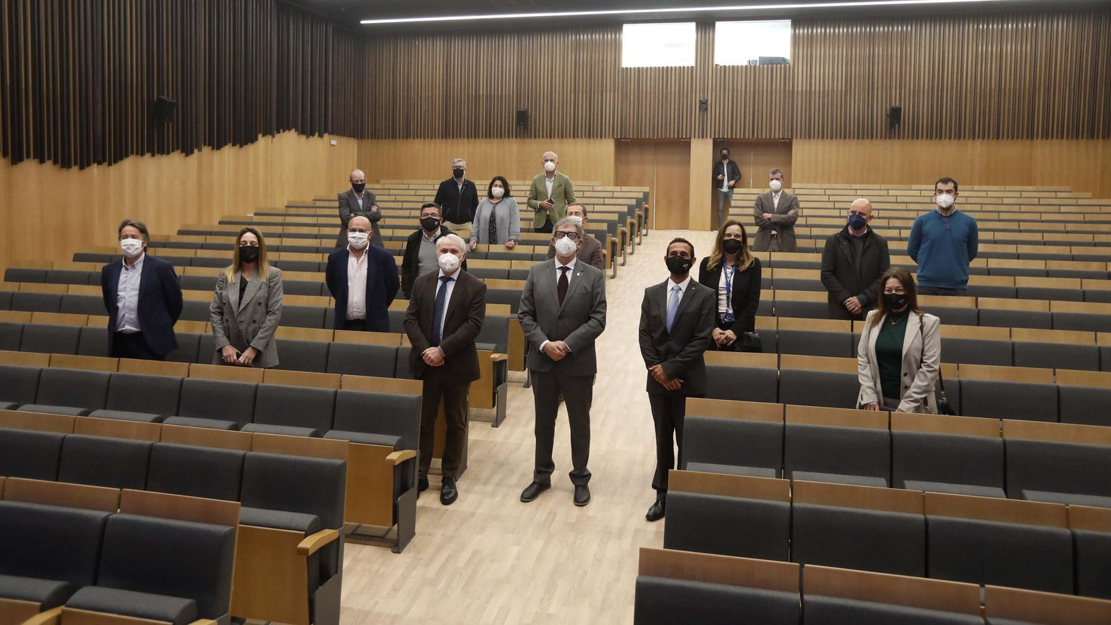 El estreno del salón de actos. El estreno del salón de actos.