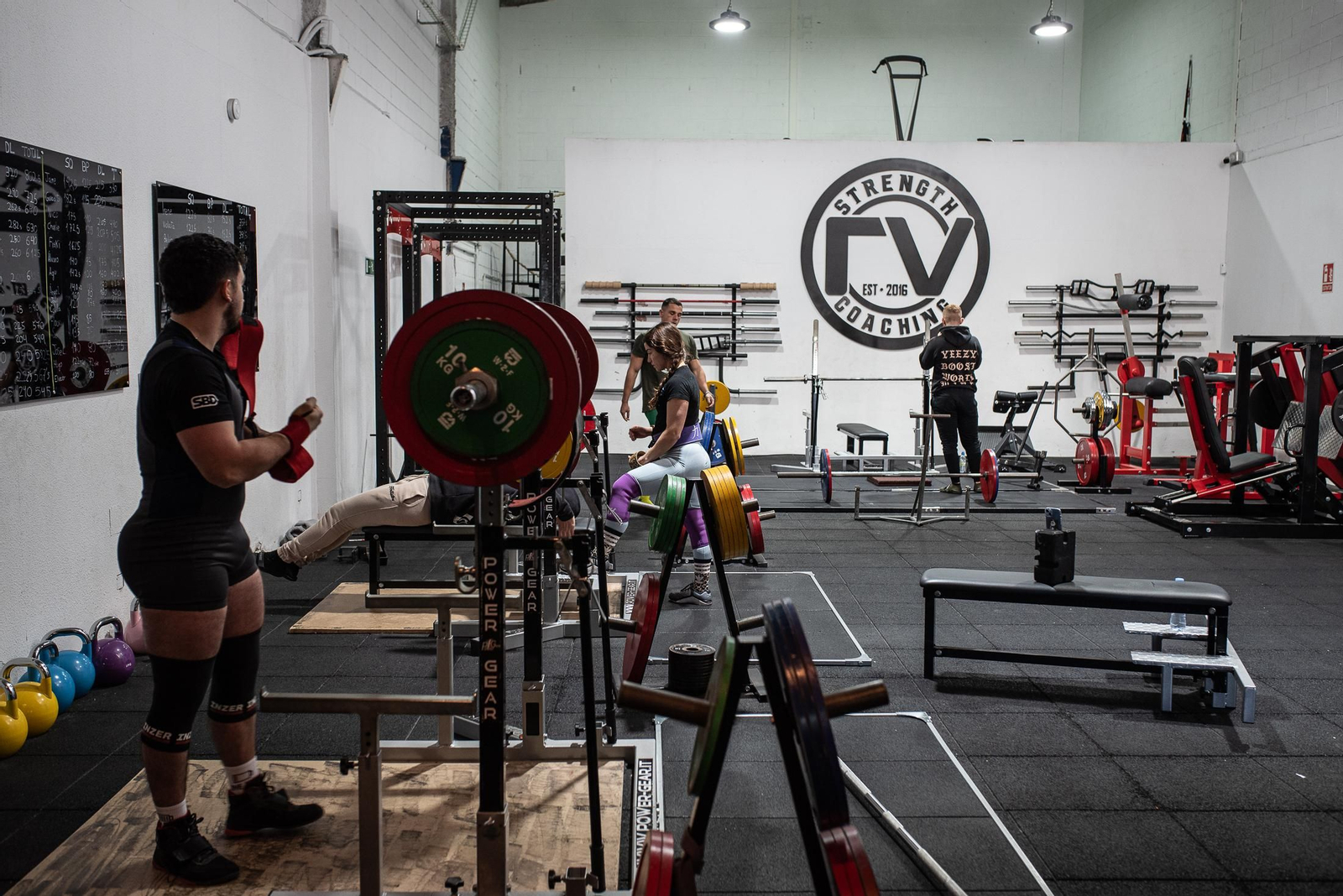Una visita al gimnasio RV Strength, en imágenes