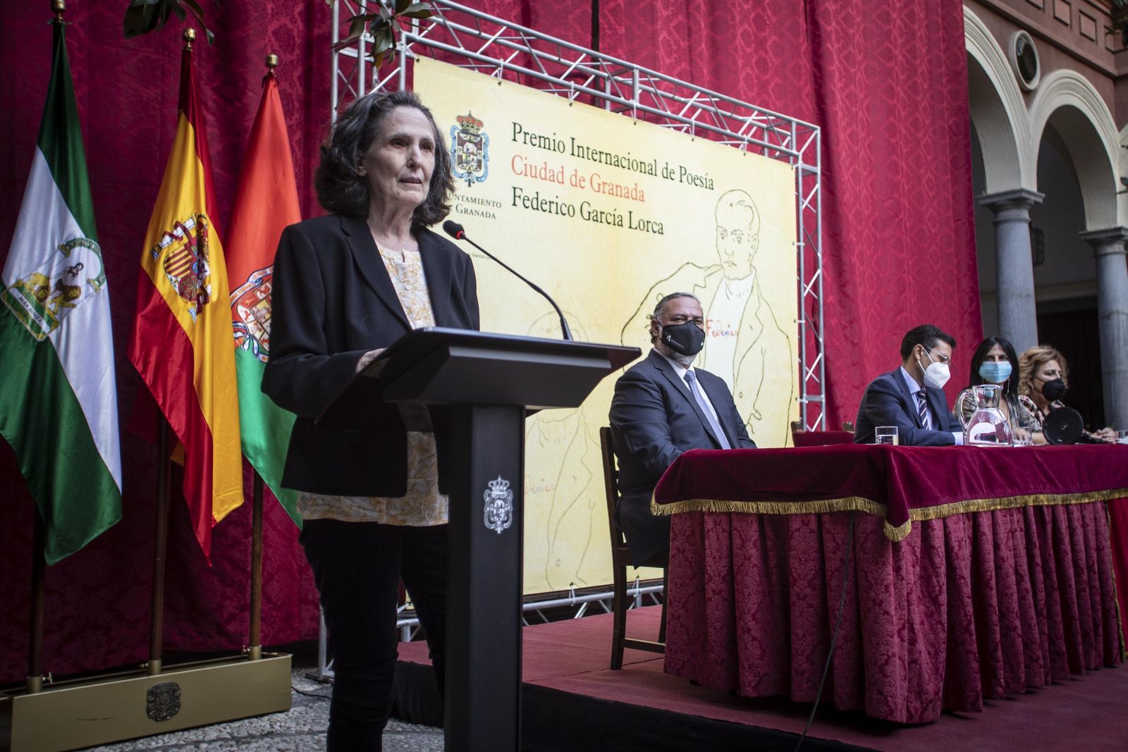 La entrega del Premio Lorca de Poesía a Yolanda Pantín, en imágenes