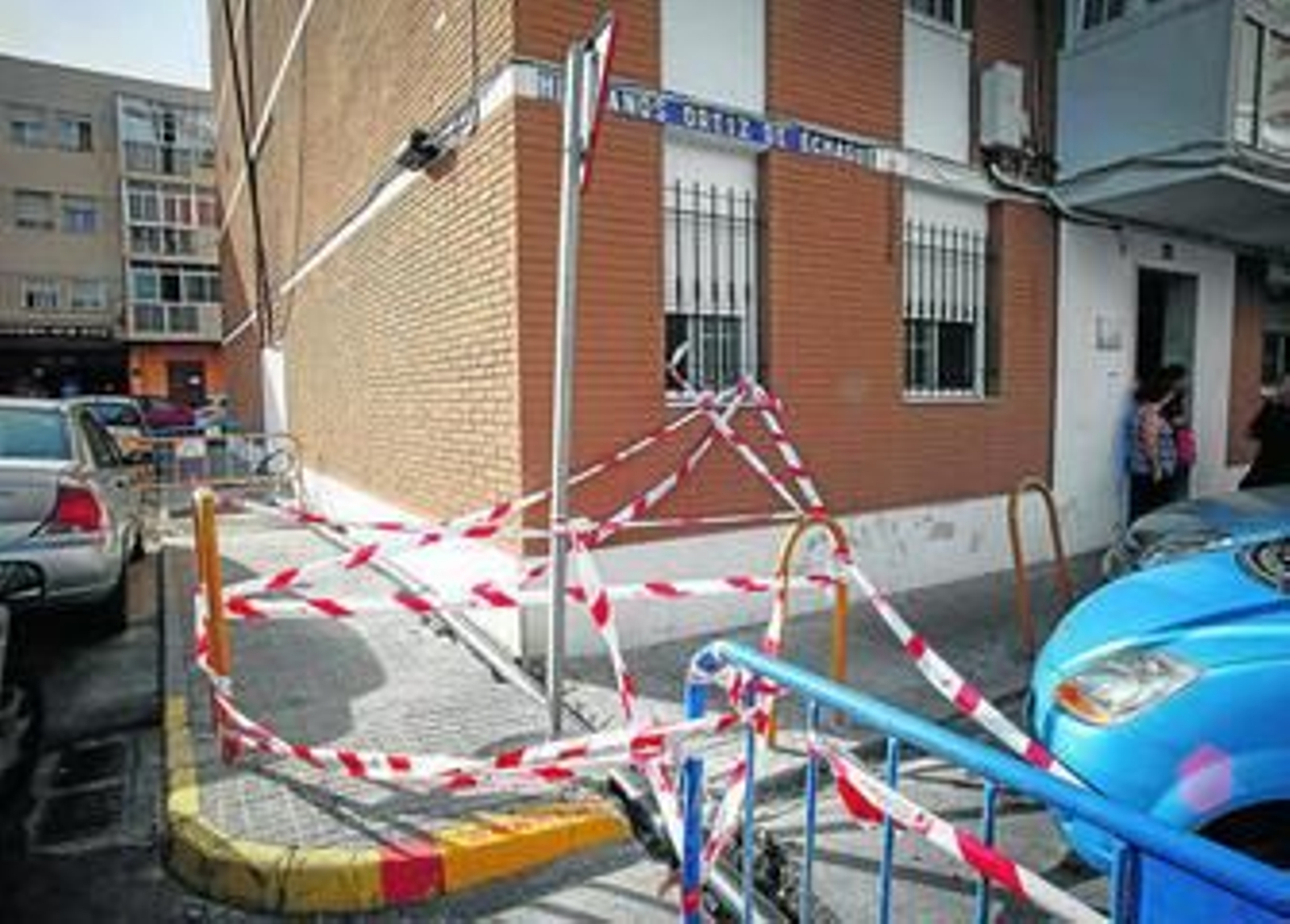 Finca de la calle Hermanos Ortiz Echagüe donde, según el Ayuntamiento, se originó el problema.