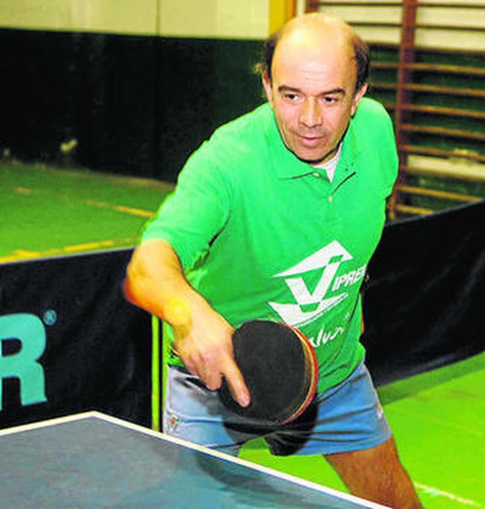 José Luis Navarrete, durante un entrenamiento.