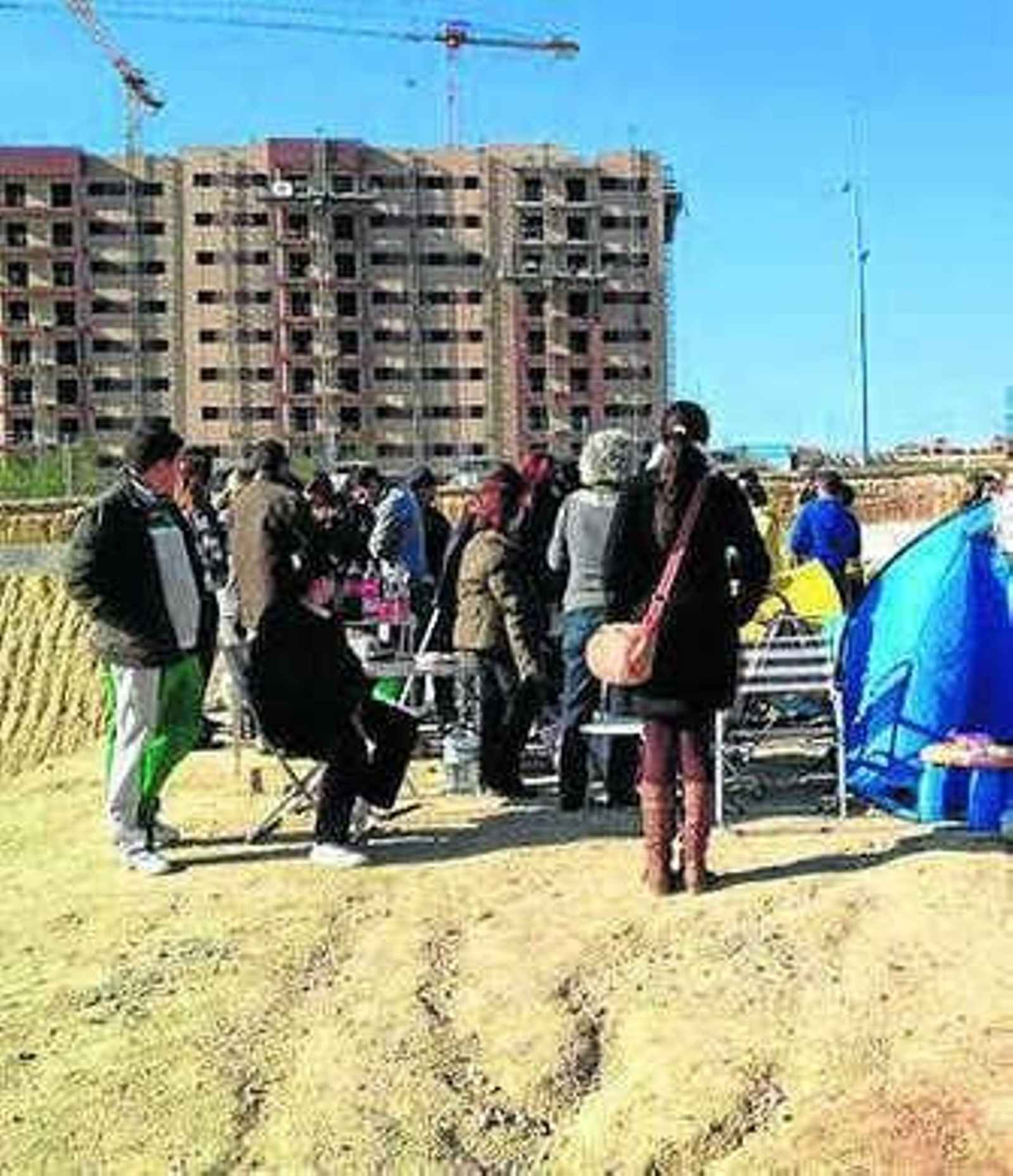 El solar del Residencial Entrenúcleos.