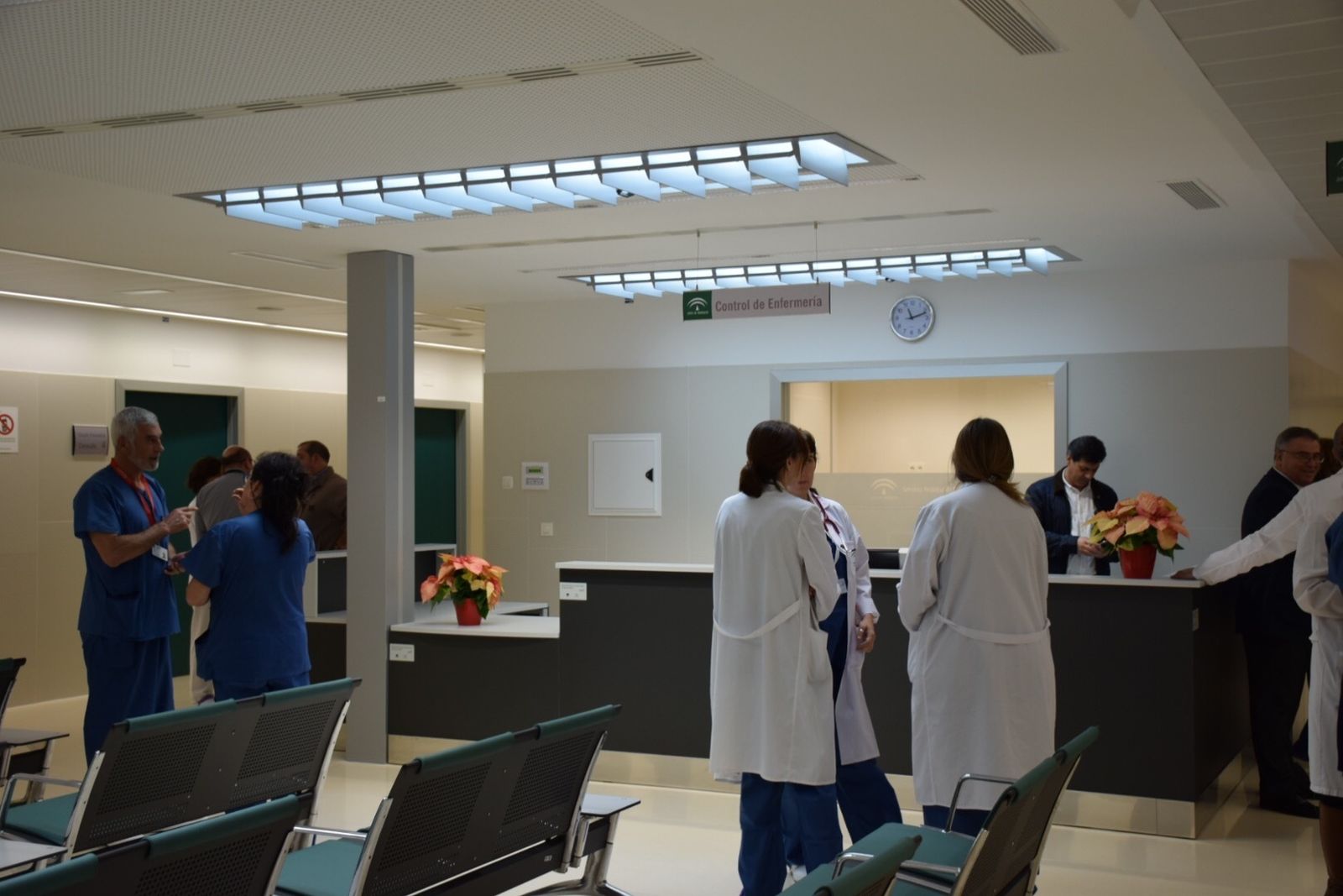 El interior del Hospital del Guadalhorce.