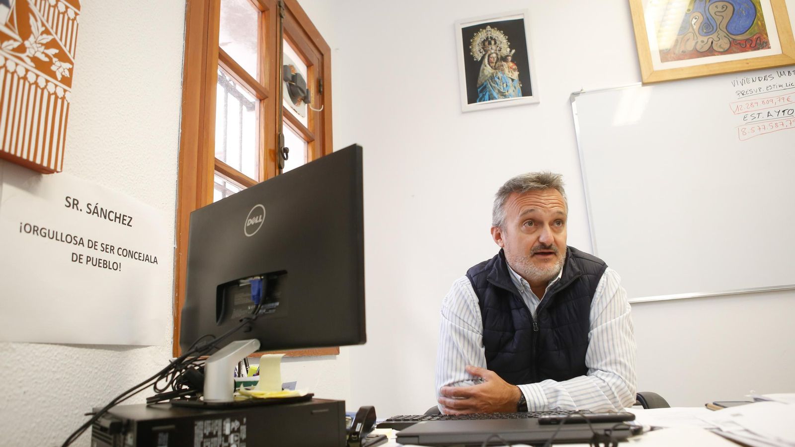 Jorge Benítez, en su despacho.