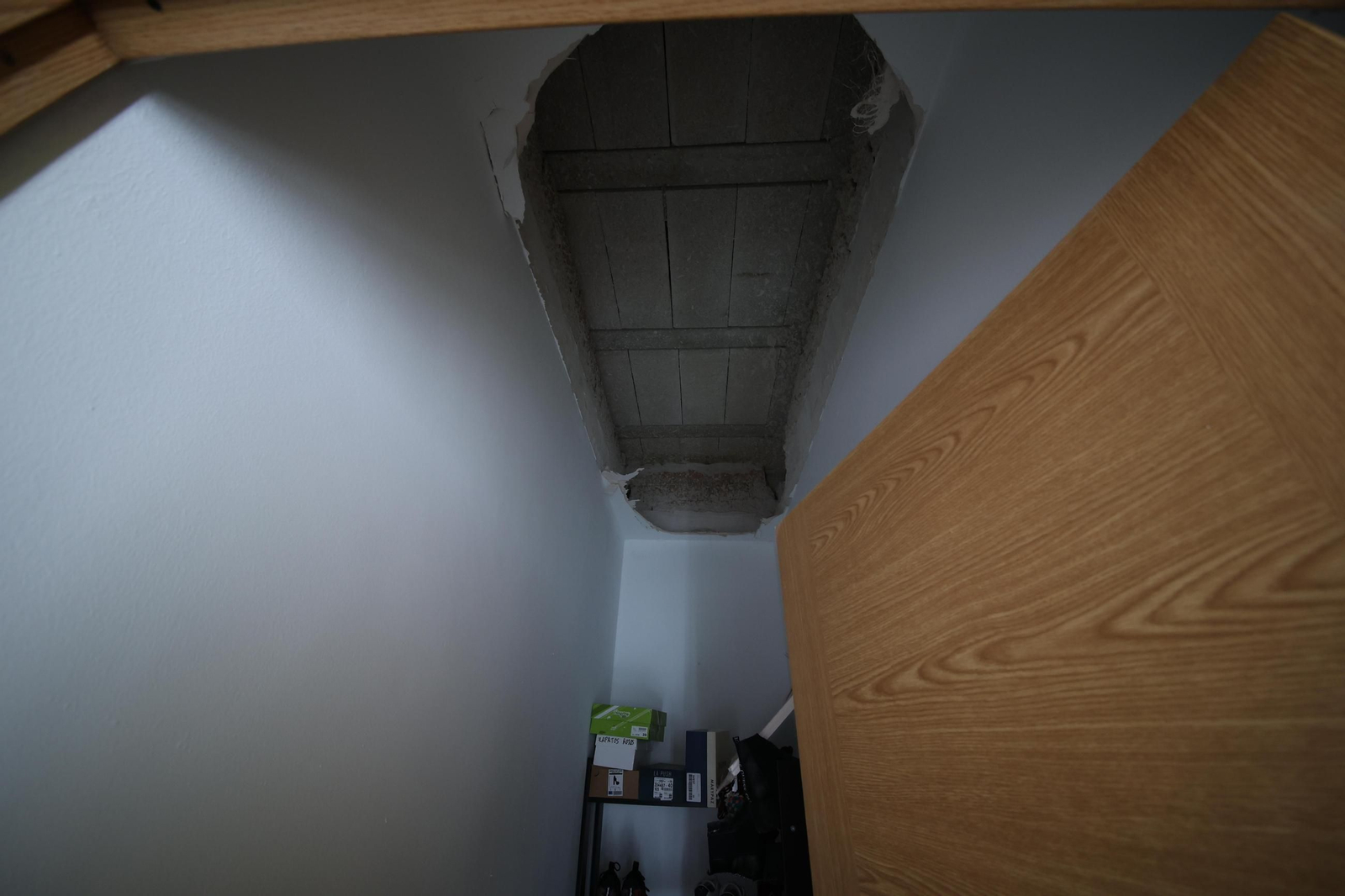 Así quedó la vivienda más afectada por la explosión de gas en Estella del Marqués