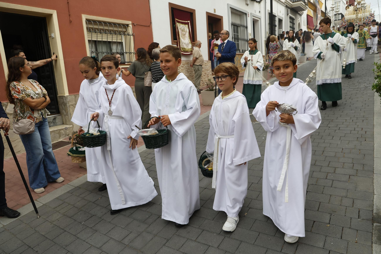 Las fotos de la peregrinación extraordinaria de la Esperanza de Algeciras a la iglesia de la Palma