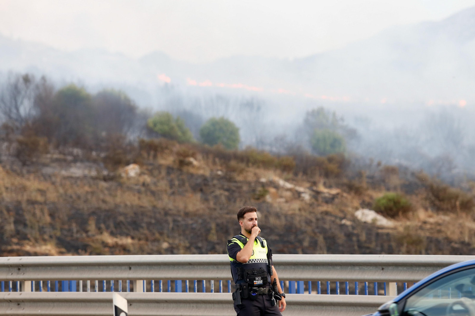 Las fotos del incendio de este viernes en Algeciras