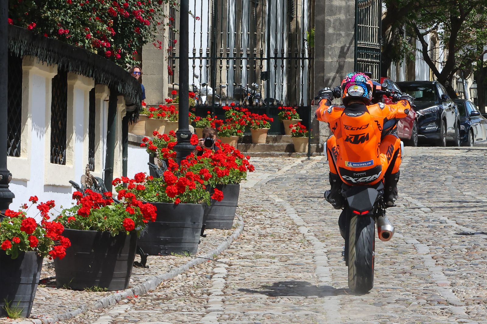 Pedro Acosta y Remy Gardner 'ruedan' en González Byass
