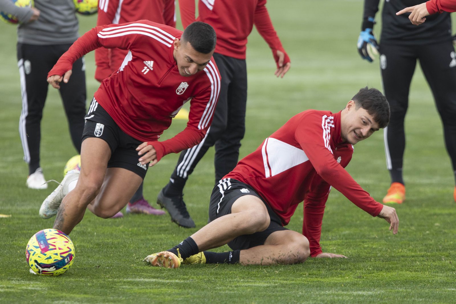 El entrenamiento del Granada CF en imágenes