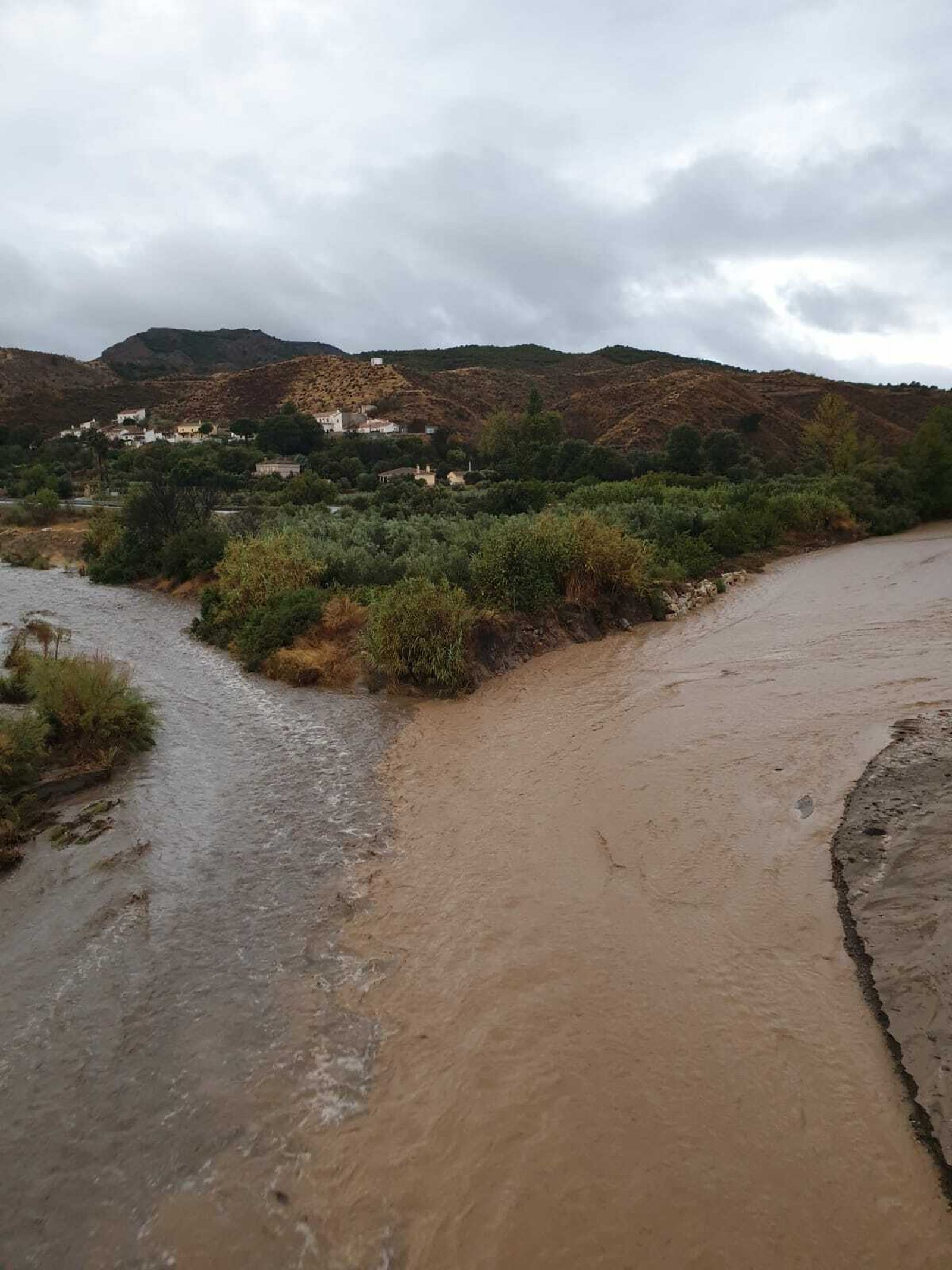 Las imágenes del paso de la gota fría por Almería