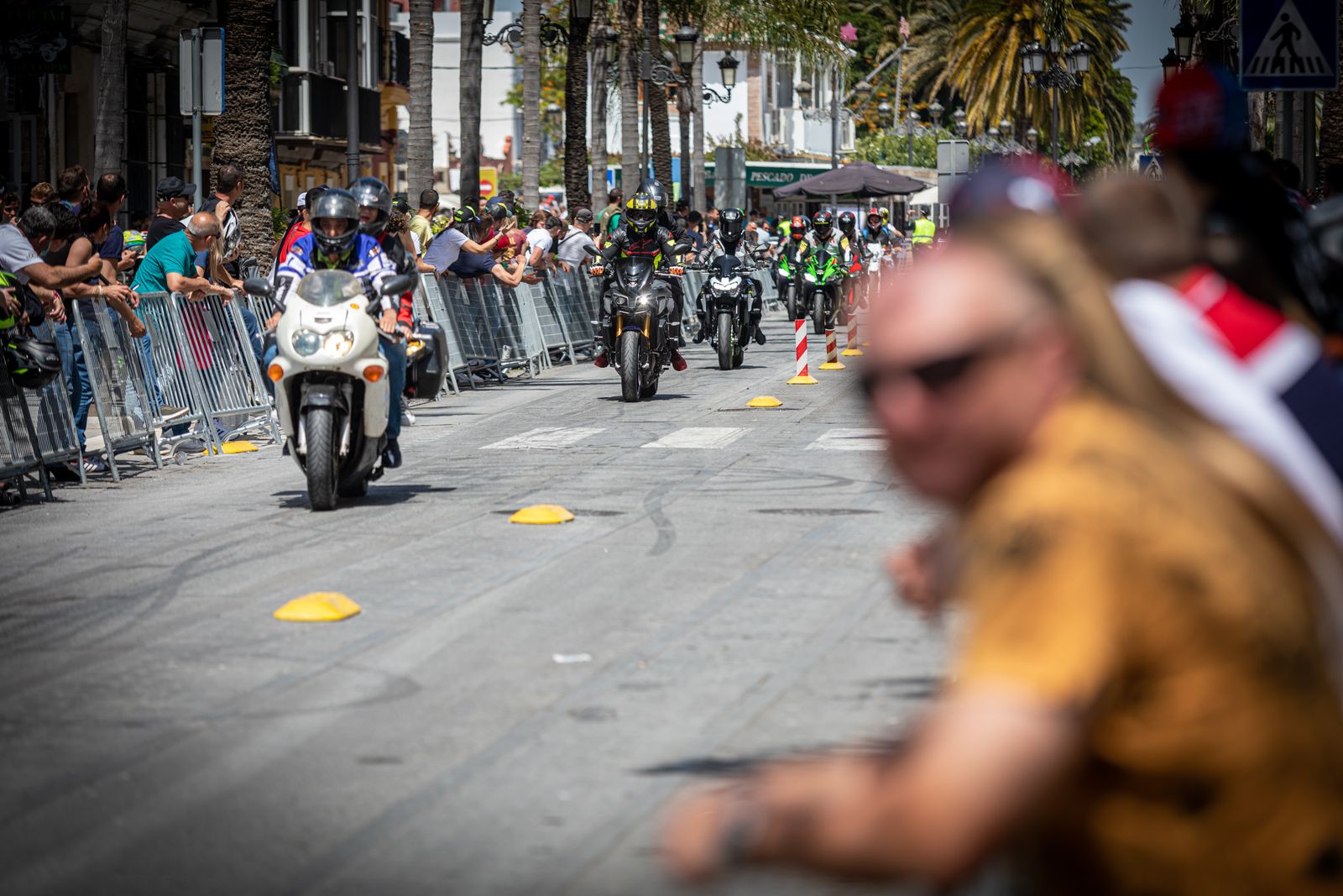 Imágenes de la motorada en El Puerto