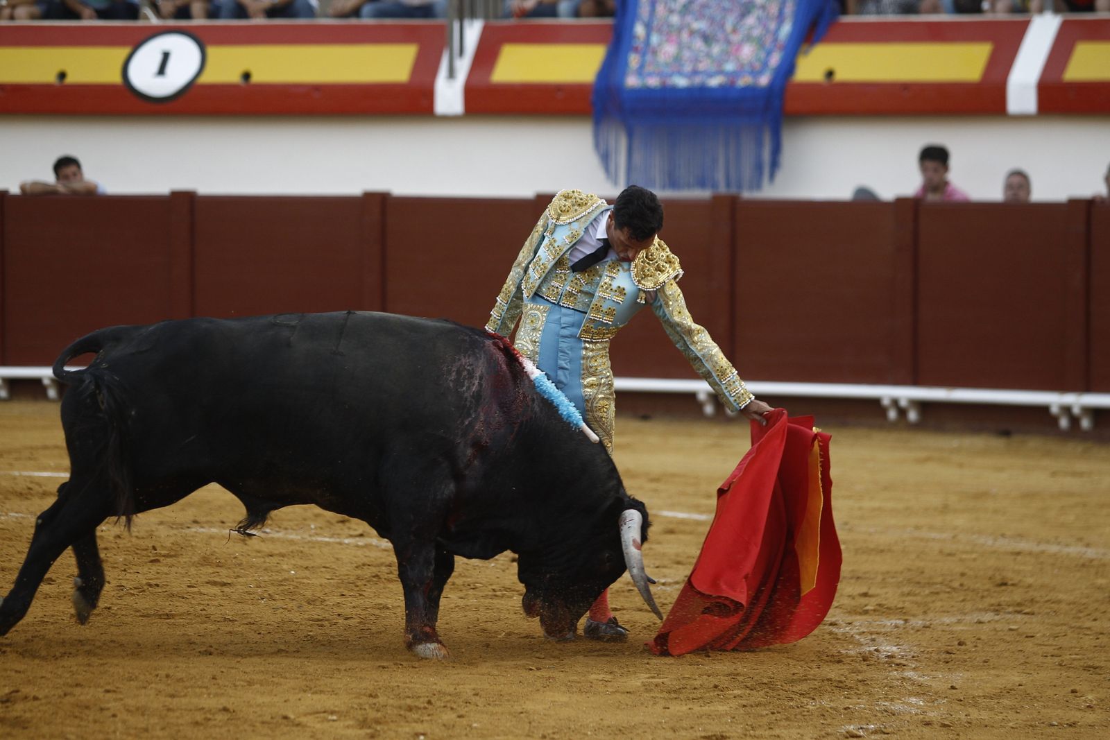 Corrida de toros del diestro Jesús de Almería en Vera.