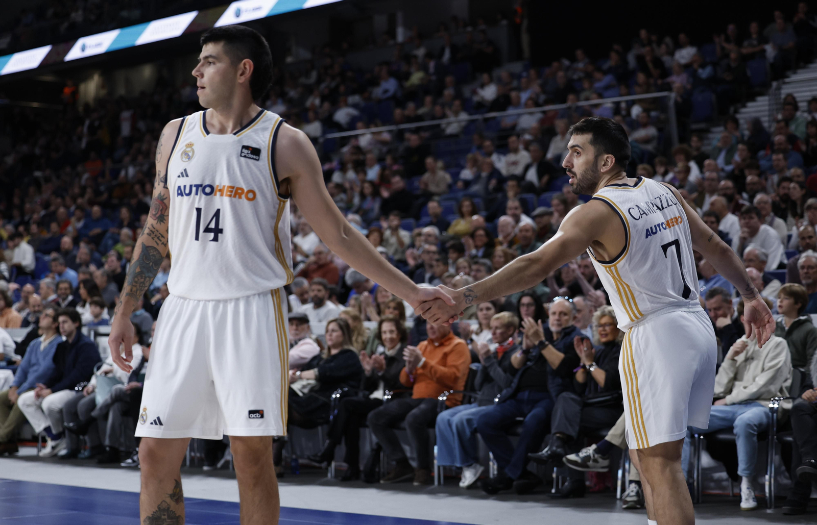 El Real Madrid-Unicaja, en fotos