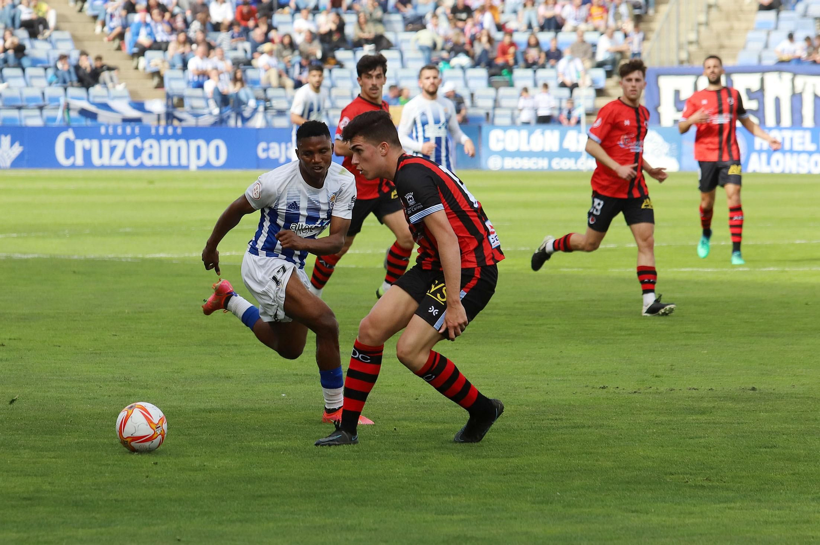 Jugada en el Recreativo-AD Cartaya de la temporada 21/22.