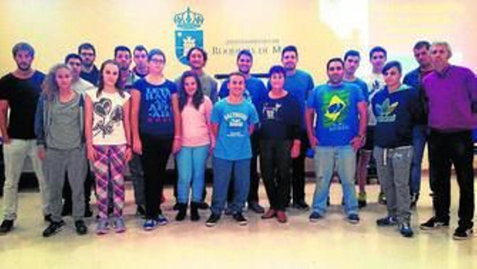 Grupo de alumnos que empezaron su formación este pasado lunes.