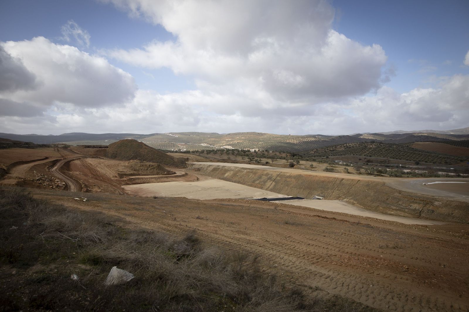Obras en el tramo de Riofrío de la Variante de Loja