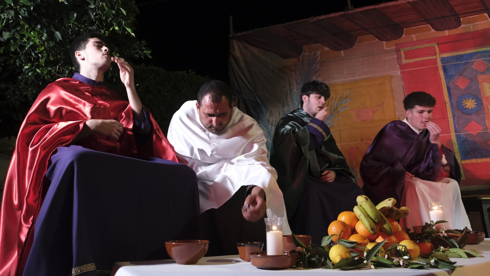 Imágenes de la Pasión Viviente en la Semana Santa de Gádor 2023