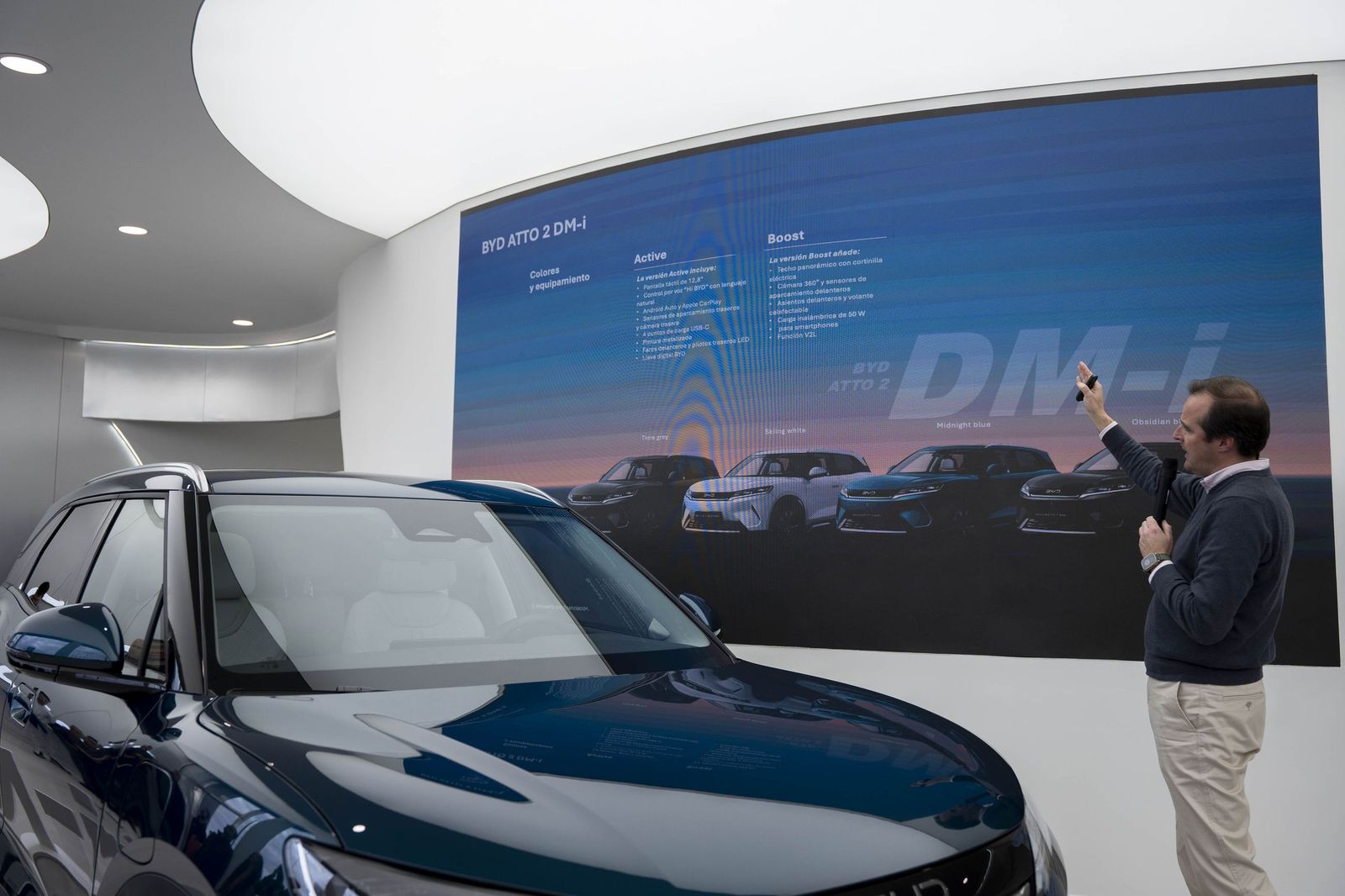 Presentación del nuevo BYD Atto, el coche eléctrico en imágenes