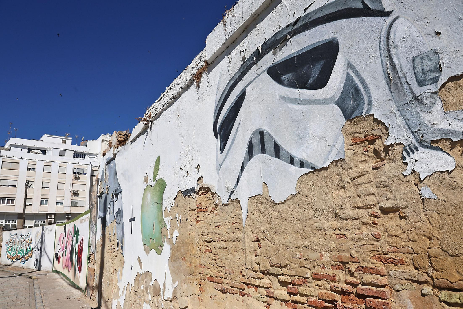 Imágenes de la zona donde irá ubicada la nueva Plaza Mayor de Huelva