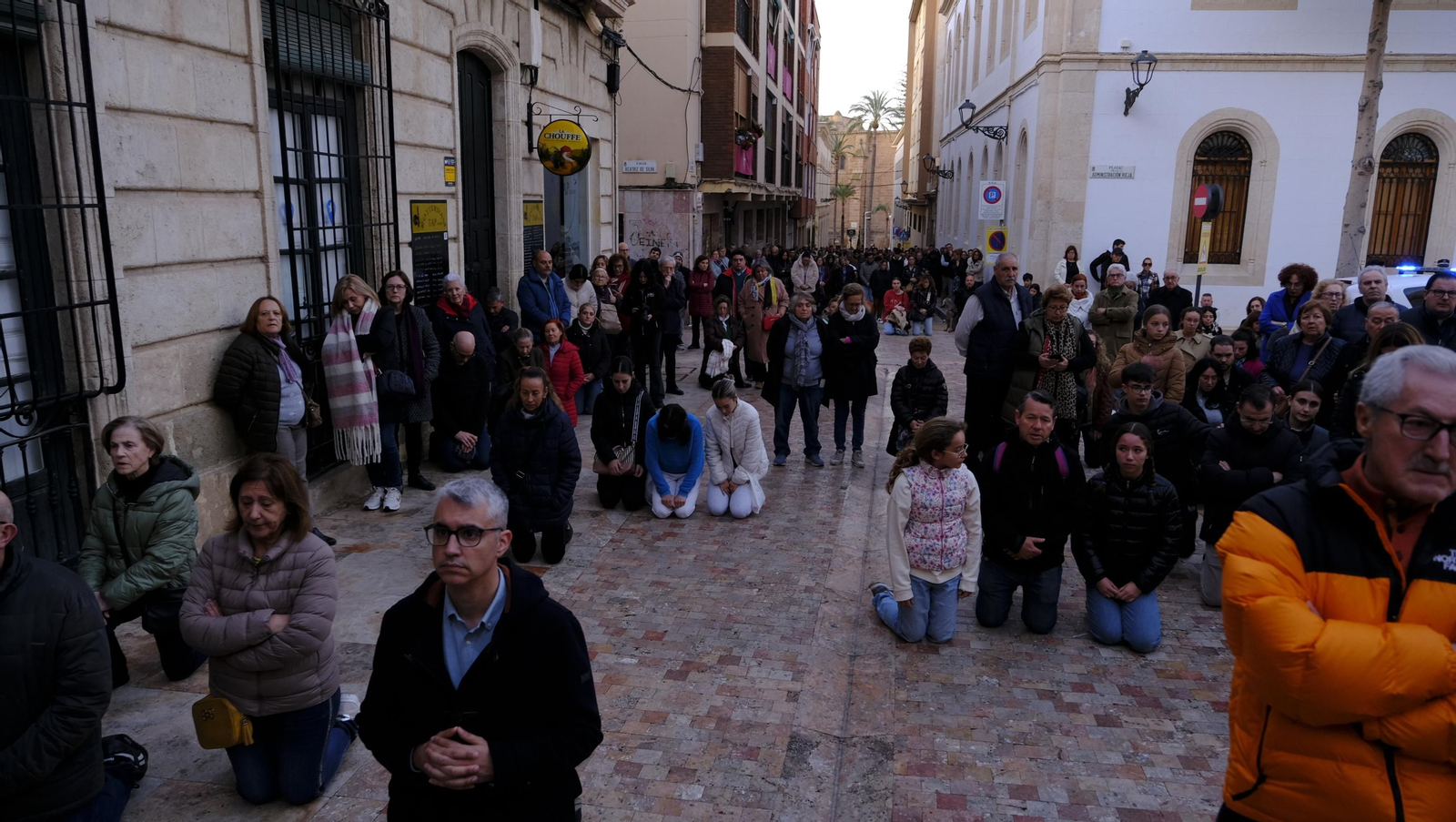 Las imágenes del Vía Crucis del Cristo de la Escucha