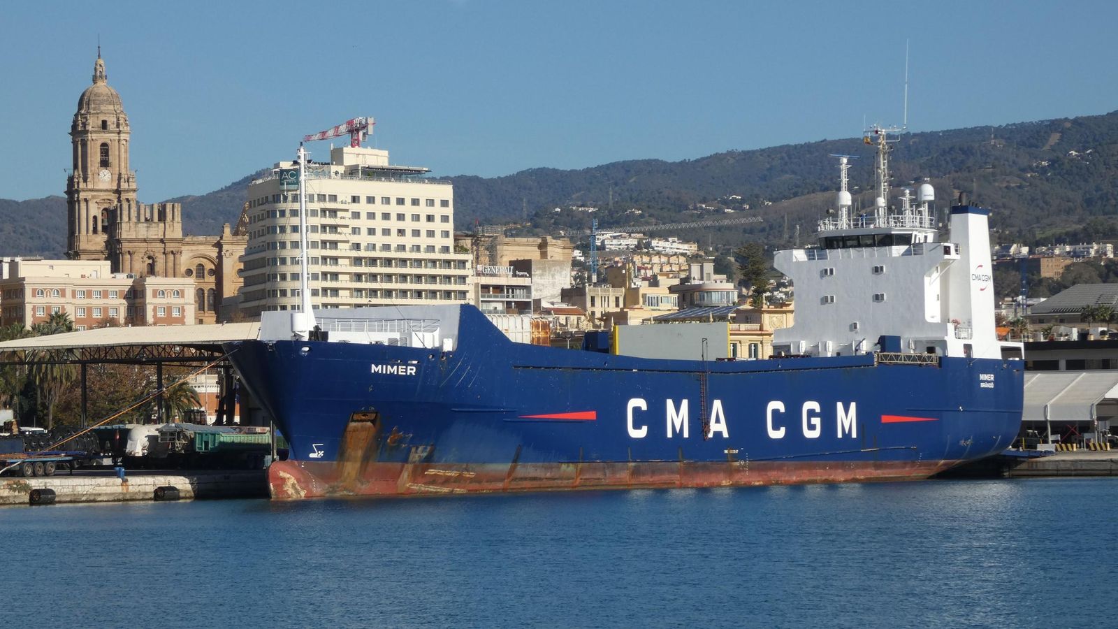 Buque 'Mimer' en el Puerto de Málaga