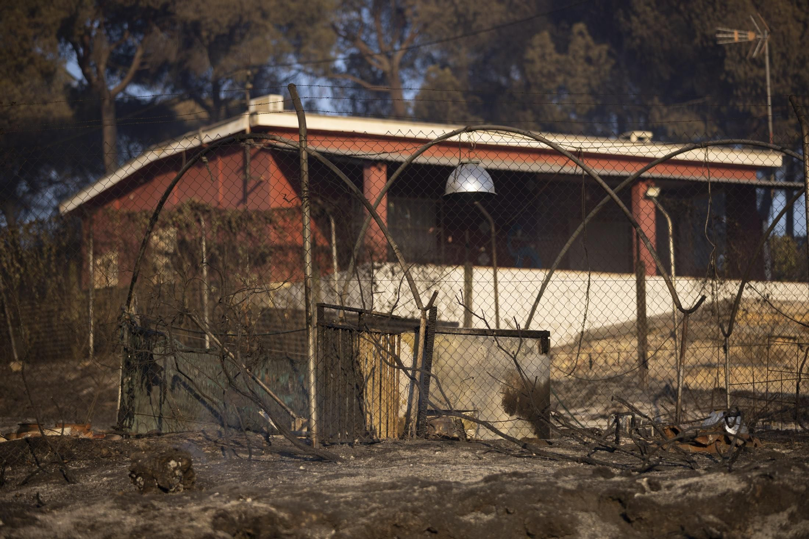 Imágenes del incendio de Bonares