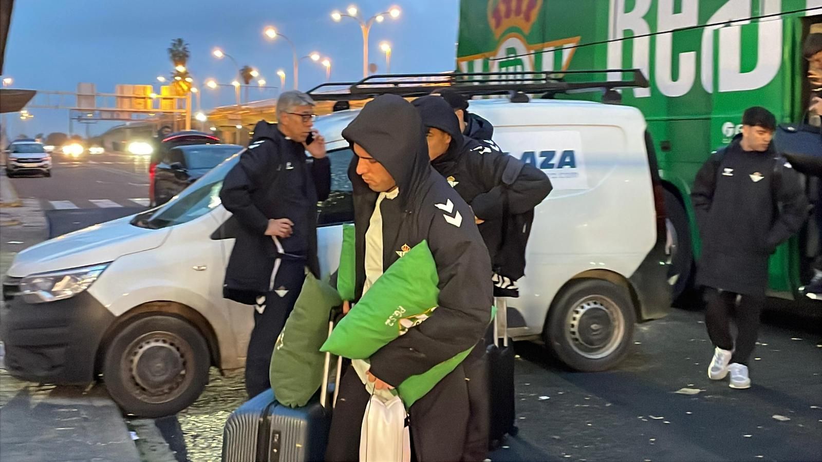 La salida del Betis a Salónica para jugar ante el PAOK