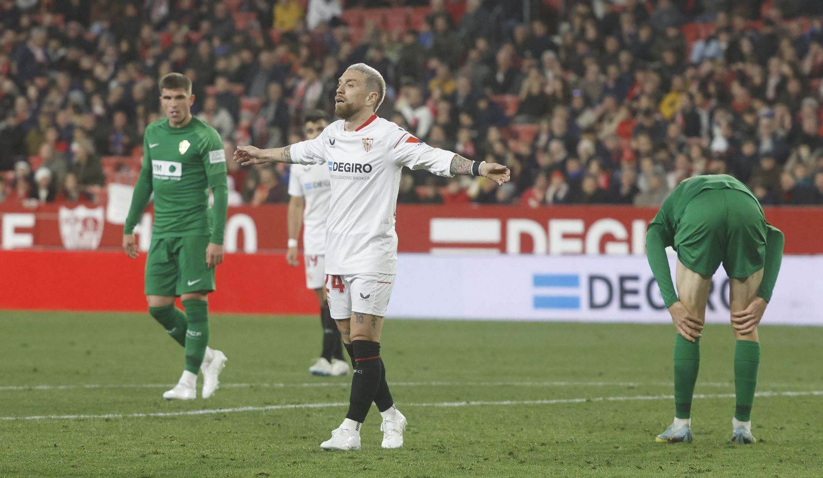 Las imágenes del Sevilla fc-Elche