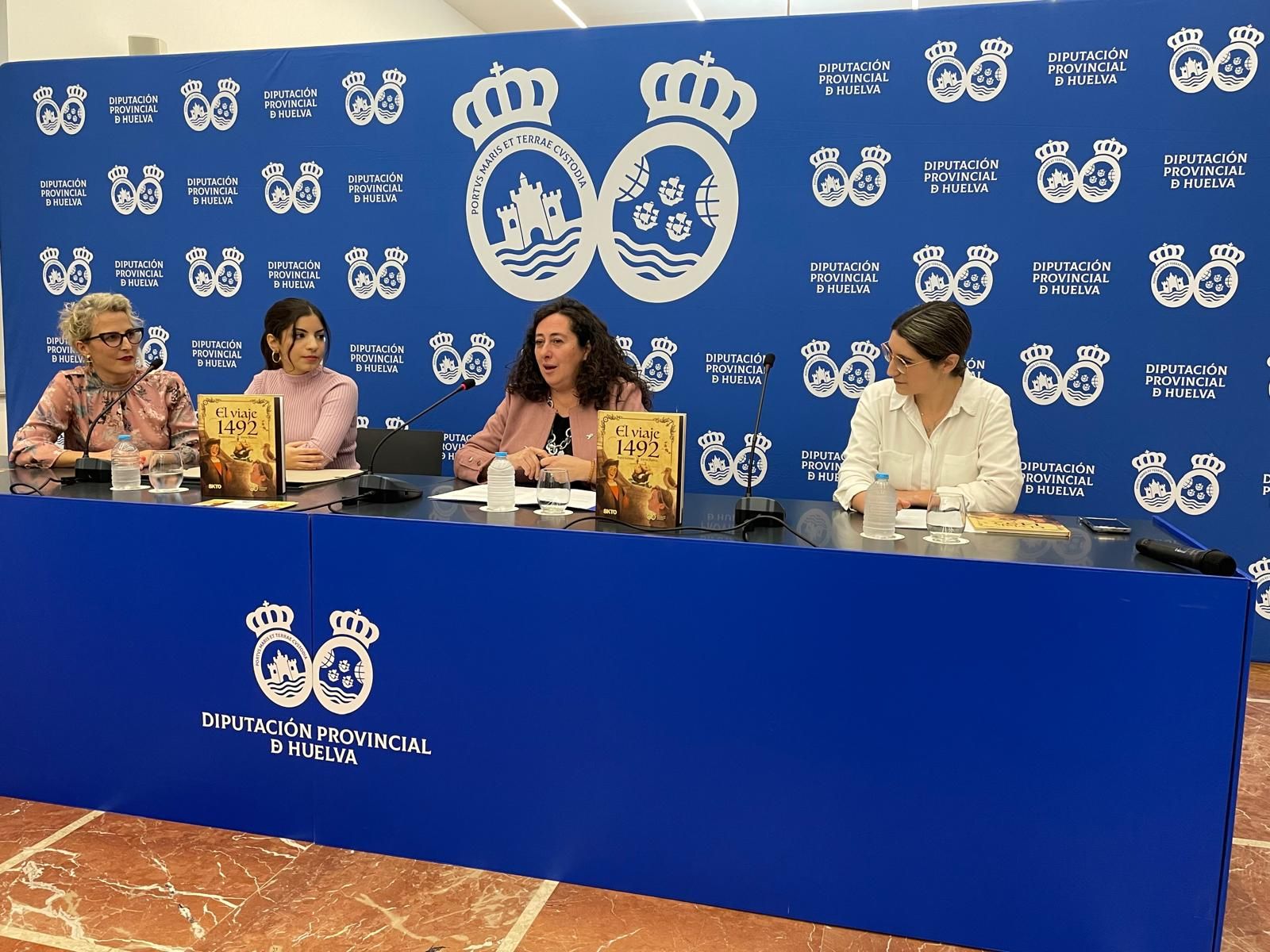 Presentación del libro en la Diputación de Huelva.