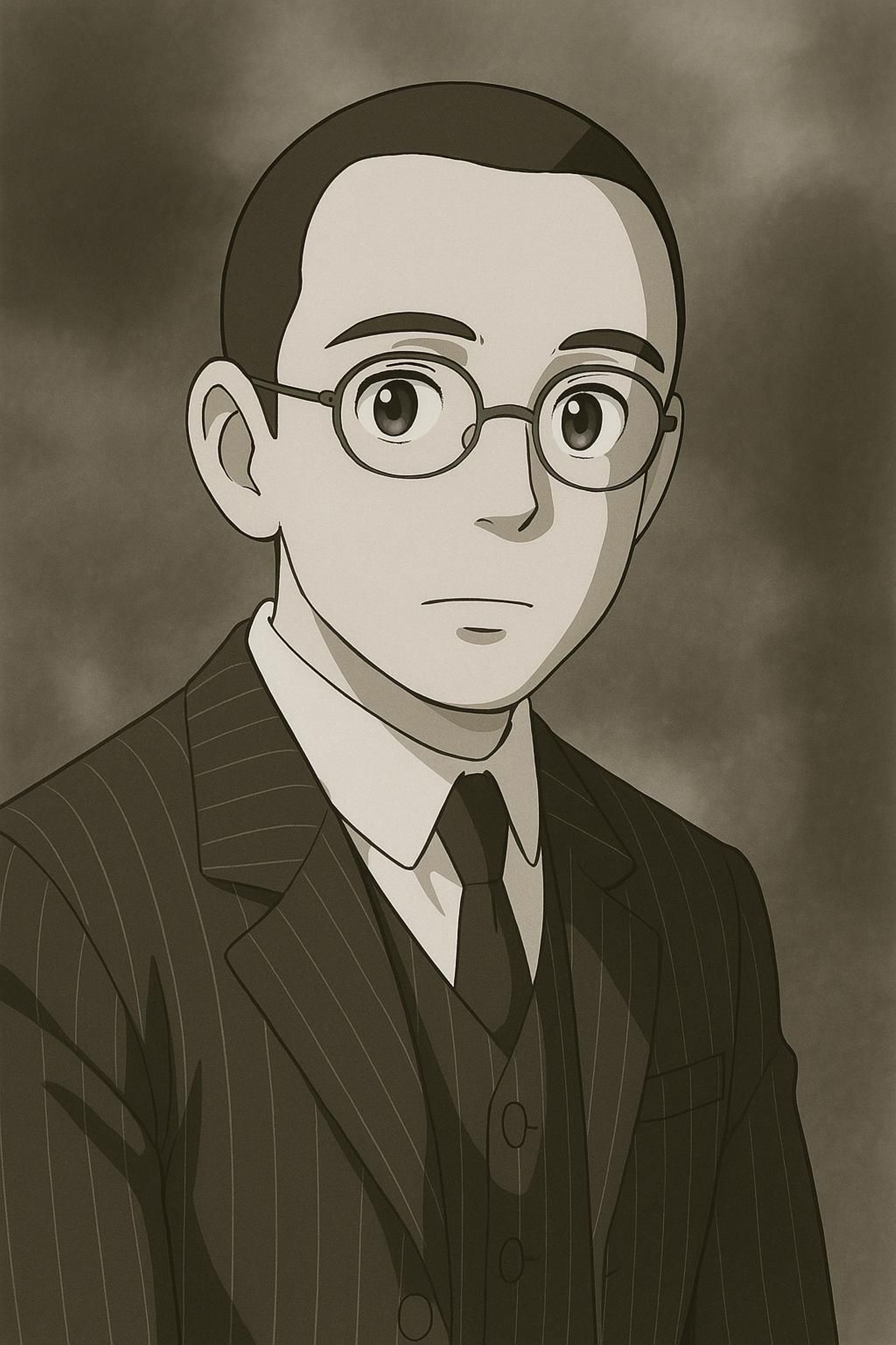 Blas Infante, al estilo Studio Ghibli Así se verían algunos de los personajes más famosos de Málaga como figuras de anime del Studio Ghibli