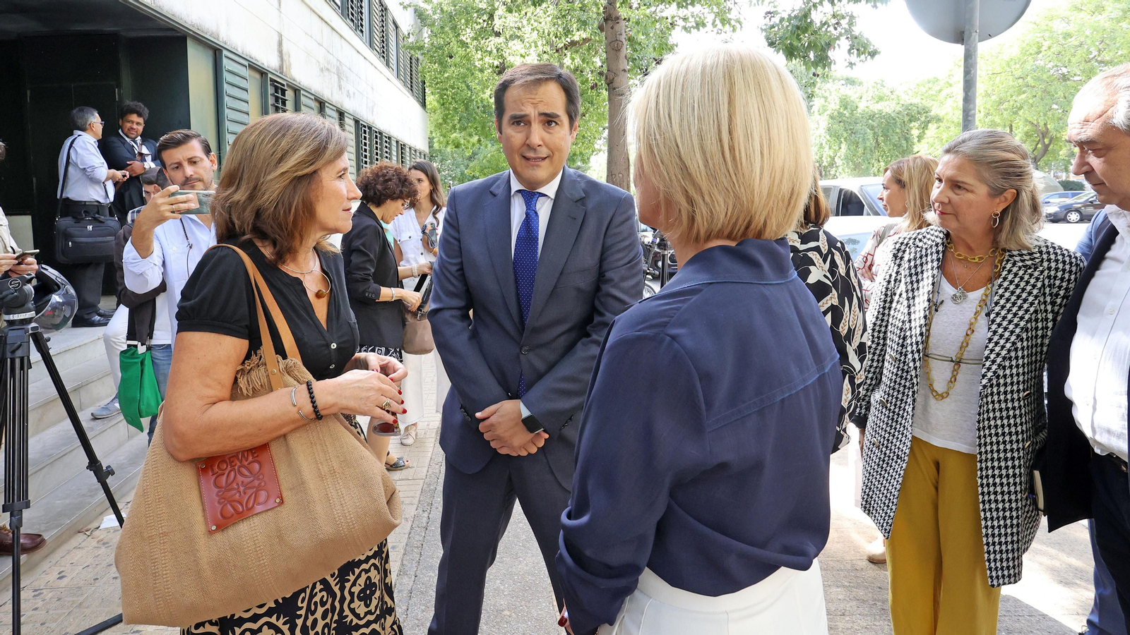 Visita del Consejero de Justicia a los Juzgados de Jerez