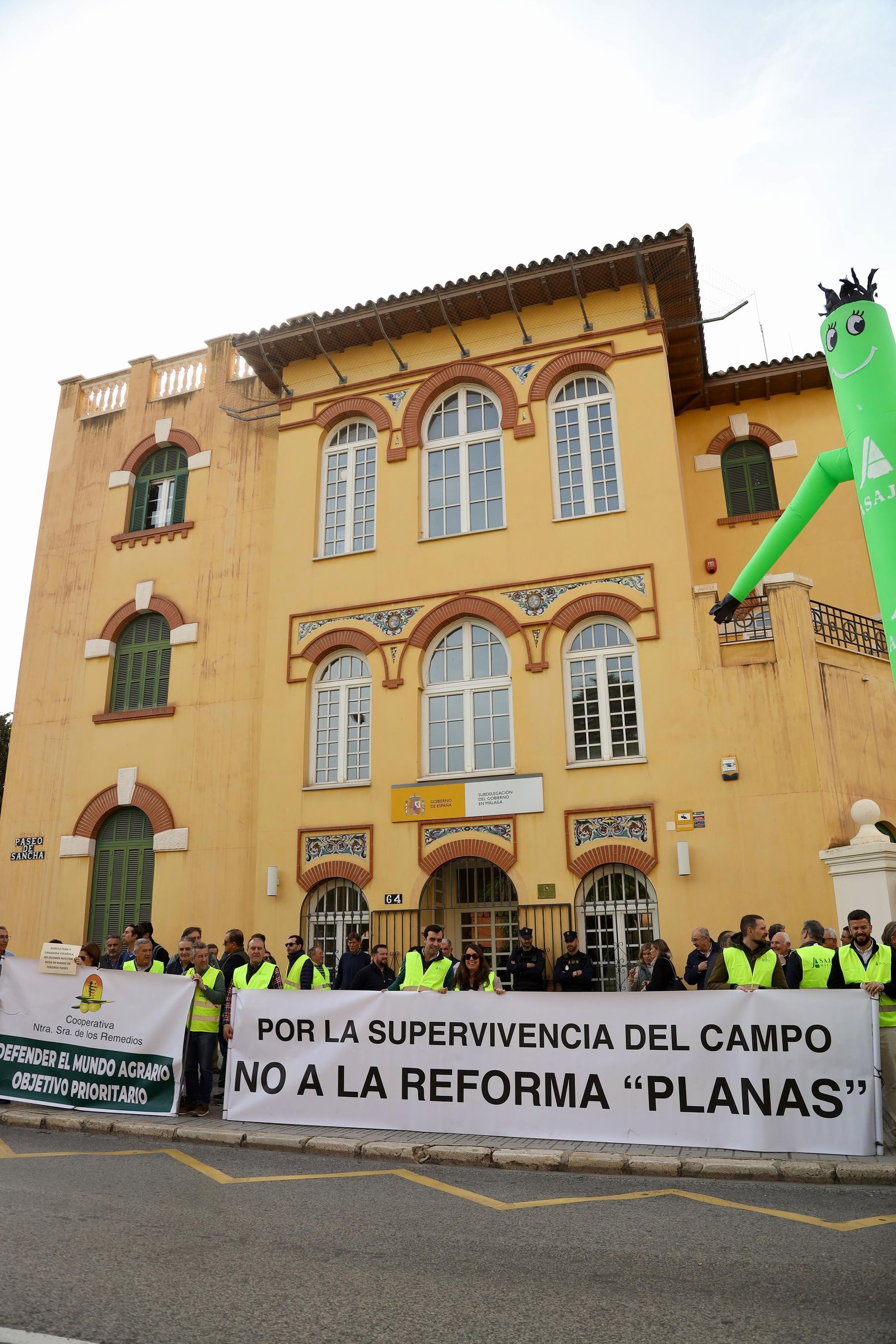 Vuelven los tractores a Málaga, las fotos de la protesta