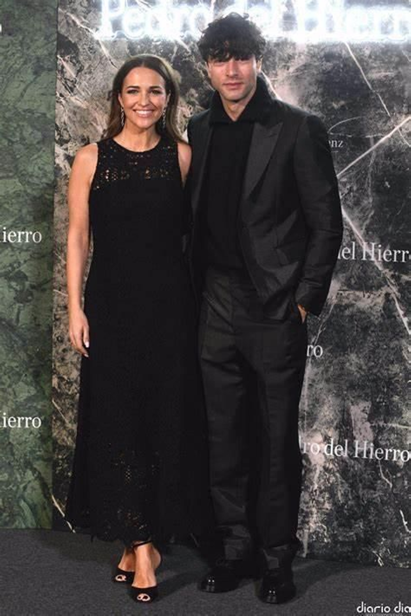 Paula Echevarría y Javier Rey, en el 'photocall'.
