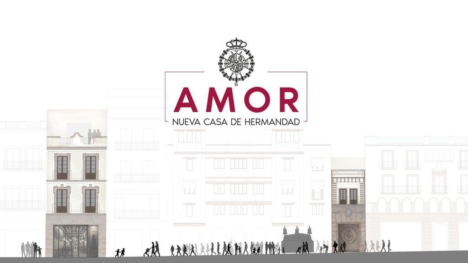 Plano de la nueva casa hermandad del Amor