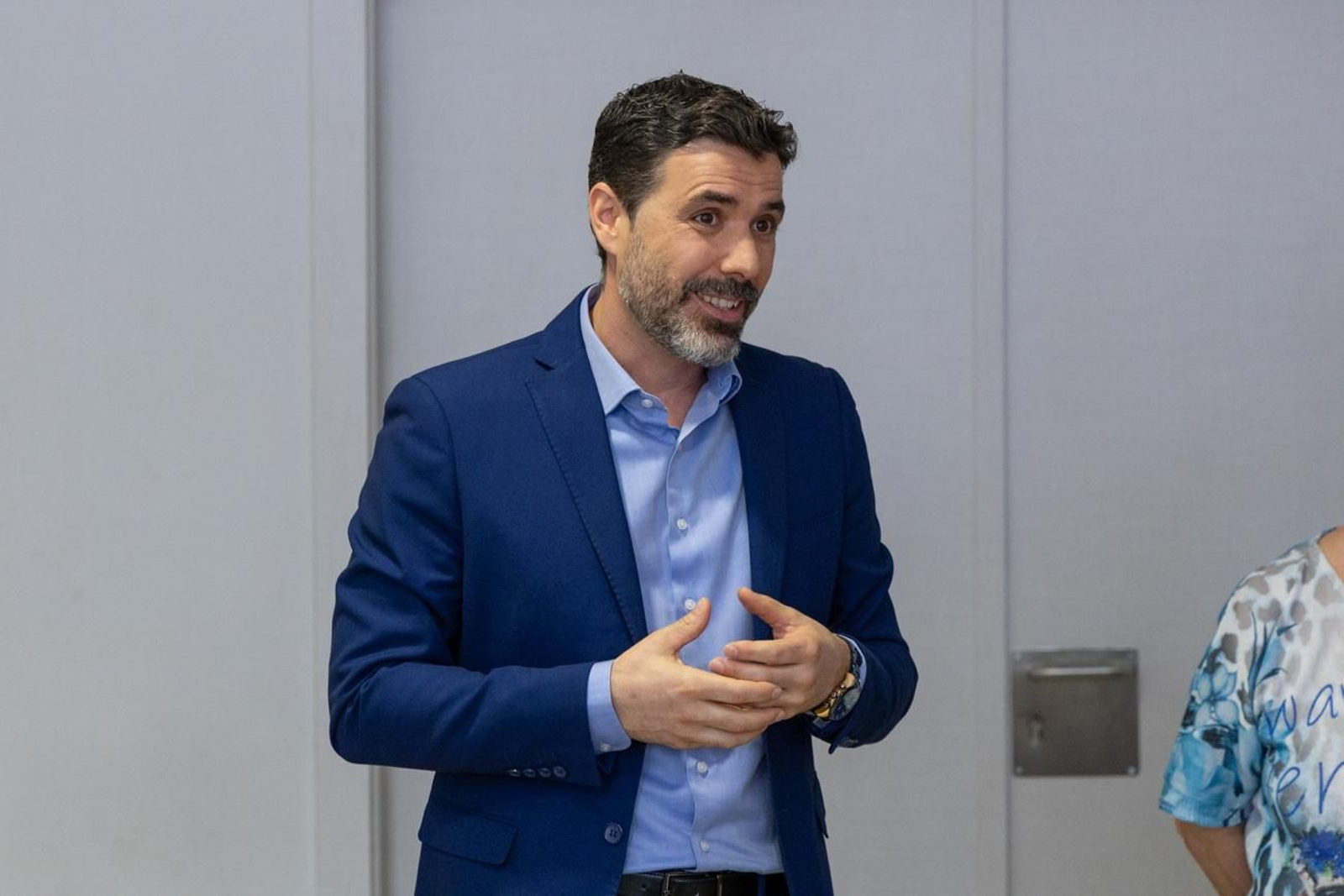 Visita de la consejera a las instalaciones de Aprompsi