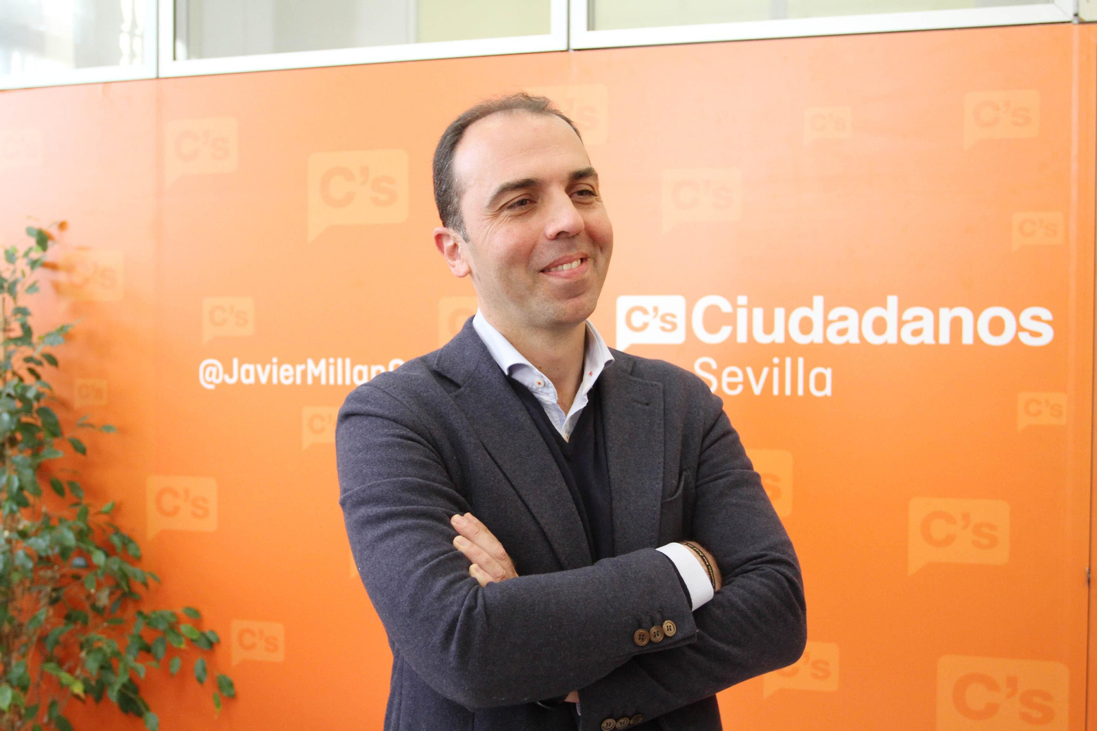 El portavoz de Ciudadanos, Javier Millán.