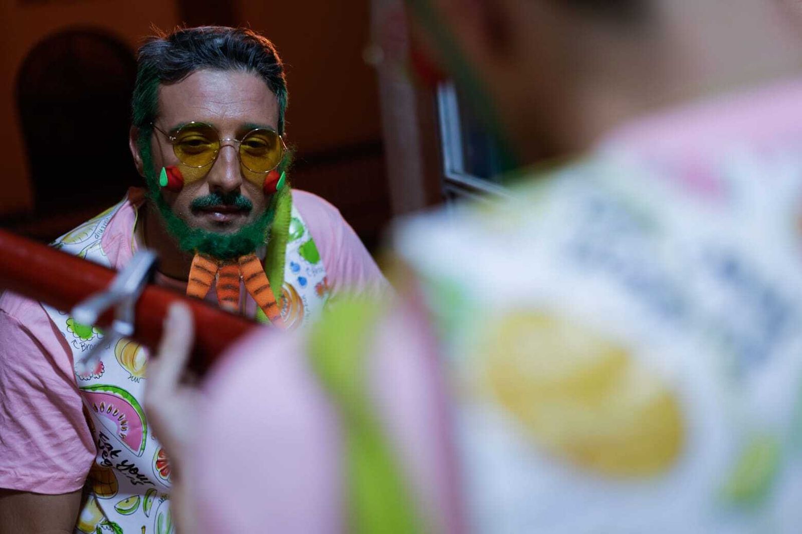 El ambiente en los camerinos.