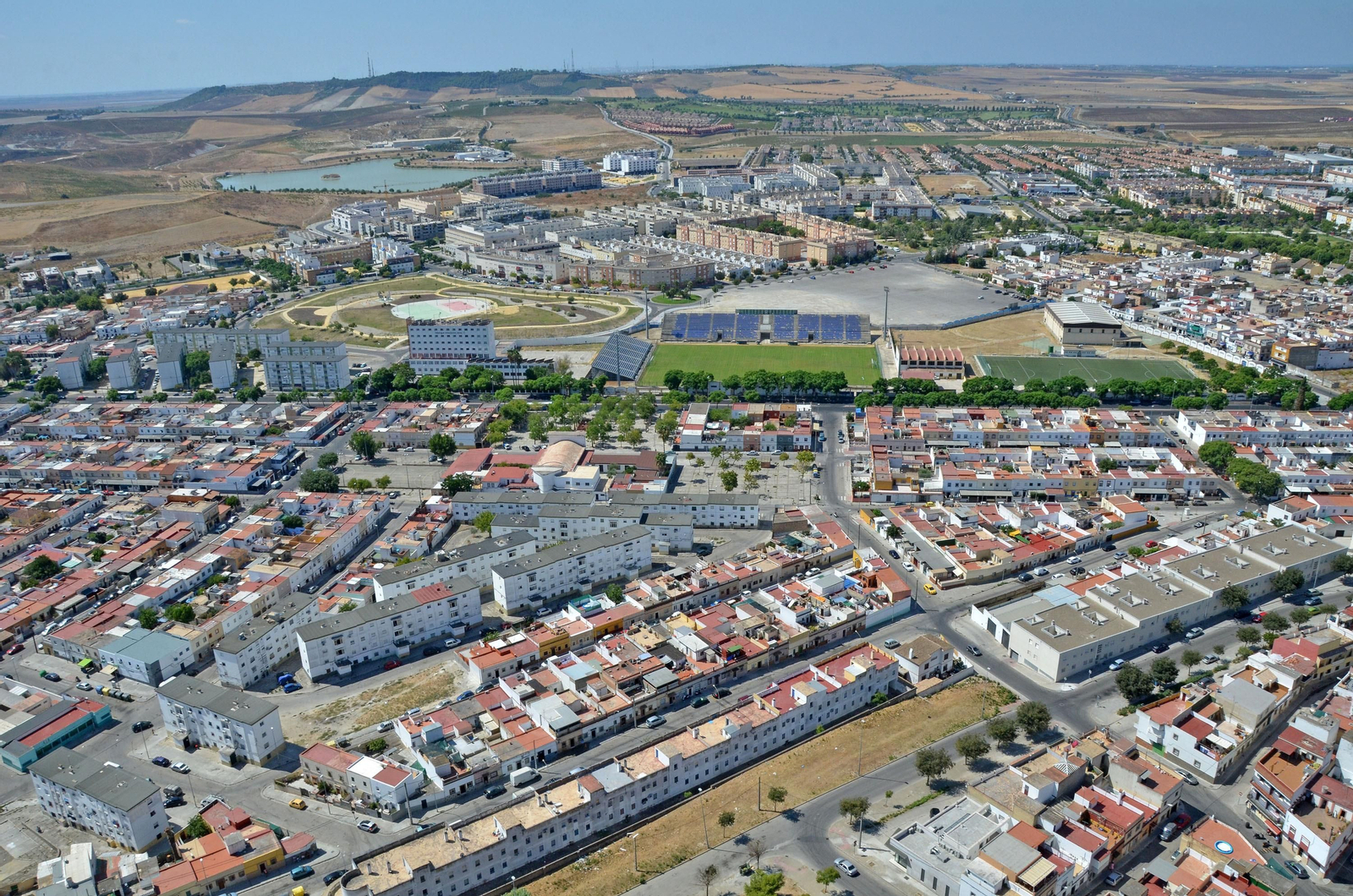 Imagen de archivo de parte de la zona Sur de Jerez Imagen de archivo de parte de la zona Sur de Jerez