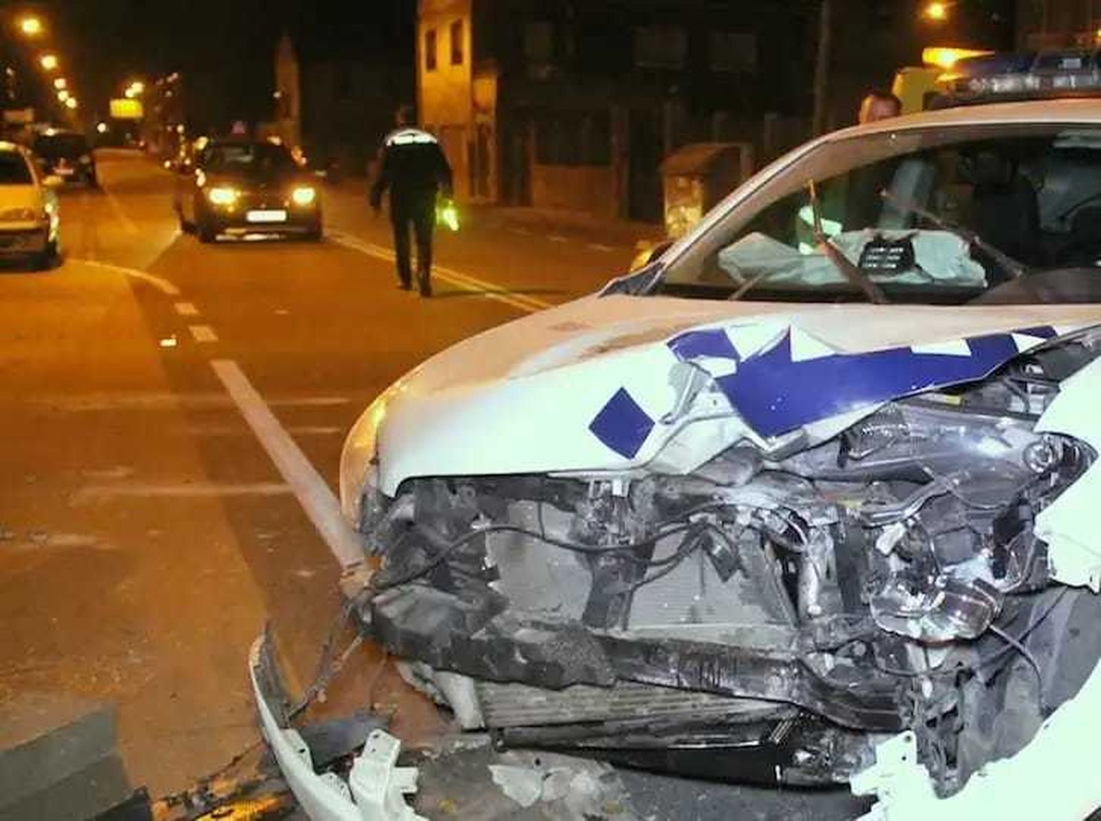 Accidente Policía Local La Línea